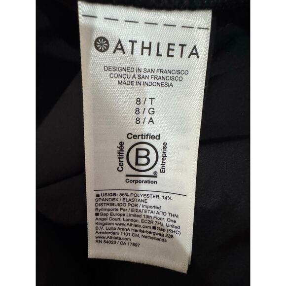 NWT Athleta Brooklyn Mid Rise Ankle Pant Black Size 8 TALL - Picture 13 of 14